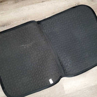 Velvet Dressage Saddle Pad 2x Piping *xc, mnr dirt, hair
