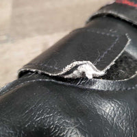 Closed Boots, Fleece, velcro *fair, clean, older, clumpy, stains, frayed edges, hairy velcro, unstitched, pilly, rips
