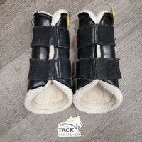 Closed Boots, Fleece, velcro *fair, clean, older, clumpy, stains, frayed edges, hairy velcro, unstitched, pilly, rips