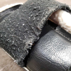 Closed Boots, Fleece, velcro *fair, clean, older, clumpy, stains, frayed edges, hairy velcro, unstitched, pilly, rips