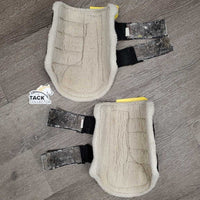 Closed Boots, Fleece, velcro *fair, clean, older, clumpy, stains, frayed edges, hairy velcro, unstitched, pilly, rips
