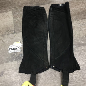 JUNIORS Synthetic Half Chaps *fair, peeling, clean, pilly edges