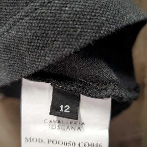 JUNIORS SS Polo Shirt, 1/4 Button Up *vgc, collar: curled ends, mnr edge rubs & faded
