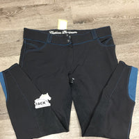 Full Seat Breeches *gc, pilly lining, faded, seam puckers, dusty, loose stitching, dirt
