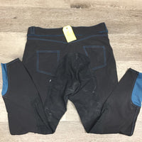Full Seat Breeches *gc, undone stitching, seam puckers, v.rubbed & pilly seat