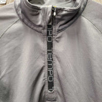 JUNIORS LS Technical Shirt, 1/3 Zip Up, Mesh Pits *xc
