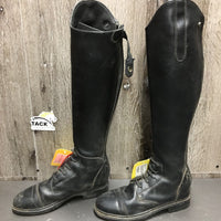 JUNIORS Neoprene Field Boots, zippers *gc, dirty, scrapes & scuffs