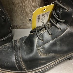 JUNIORS Neoprene Field Boots, zippers *gc, dirty, scrapes & scuffs