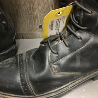 JUNIORS Neoprene Field Boots, zippers *gc, dirty, scrapes & scuffs