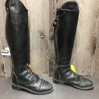 JUNIORS Neoprene Field Boots, zippers *gc, dirty, scrapes & scuffs