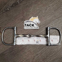 Slow Twist Small D Ring Snaffle Bit *gc, dirt, stains, scuffs
