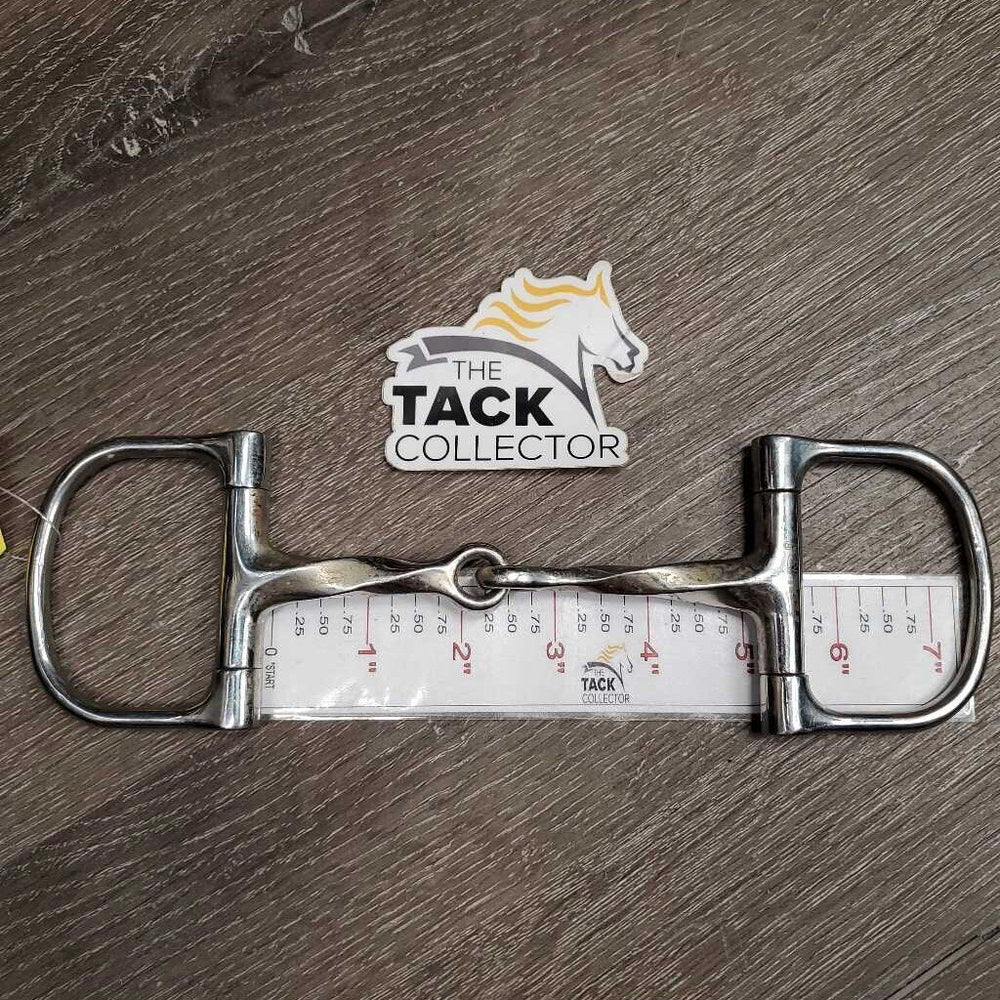 Slow Twist Small D Ring Snaffle Bit *gc, dirt, stains, scuffs