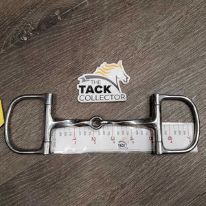 Slow Twist Small D Ring Snaffle Bit *gc, dirt, stains, scuffs