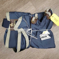 Nylon Stable Sheet, 2 front straps *vxc, clean, v. mnr threads, stains