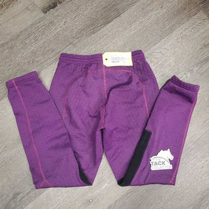 JUNIORS Winter Fleece Lined Breeches, Pull On, Drawstring *gc/fair, clumpy, pilly, rubs, unstitched knee