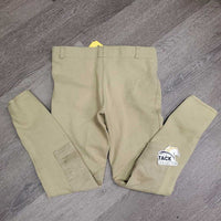 JUNIORS Hvy Cotton Breeches, Pull On *xc/like new, older