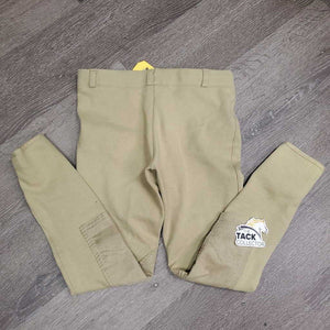 JUNIORS Hvy Cotton Breeches, Pull On *xc/like new, older