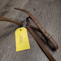 Flat Adjustable Leather Breastplate, Running Attach *fair/gc, v.stiff, dry, creases, faded, dirt, v.scraped edges, xholes
