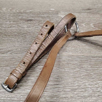 Flat Adjustable Leather Breastplate, Running Attach *fair/gc, v.stiff, dry, creases, faded, dirt, v.scraped edges, xholes
