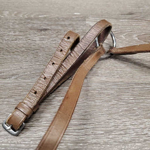 Flat Adjustable Leather Breastplate, Running Attach *fair/gc, v.stiff, dry, creases, faded, dirt, v.scraped edges, xholes