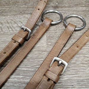 Flat Adjustable Leather Breastplate, Running Attach *fair/gc, v.stiff, dry, creases, faded, dirt, v.scraped edges, xholes