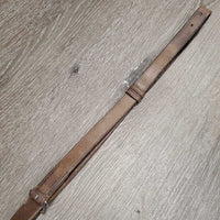 Flat Adjustable Leather Breastplate, Running Attach *fair/gc, v.stiff, dry, creases, faded, dirt, v.scraped edges, xholes
