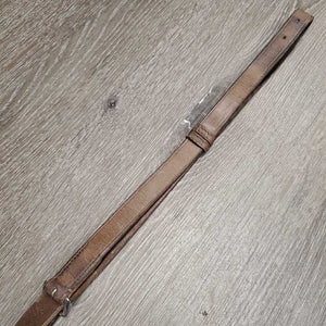 Flat Adjustable Leather Breastplate, Running Attach *fair/gc, v.stiff, dry, creases, faded, dirt, v.scraped edges, xholes