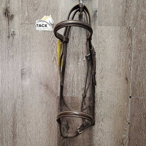 Rsd Bridle *gc/fair, MISSING Cheek, scraped edges, rubs, clean, stiff, dry