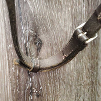 Rsd Bridle *gc/fair, MISSING Cheek, scraped edges, rubs, clean, stiff, dry
