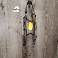 Rsd Bridle *gc/fair, MISSING Cheek, scraped edges, rubs, clean, stiff, dry
