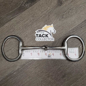 Thin Eggbutt Snaffle Bit *gc/fair, dirty, residue, stains, sloppy joints, scratches
