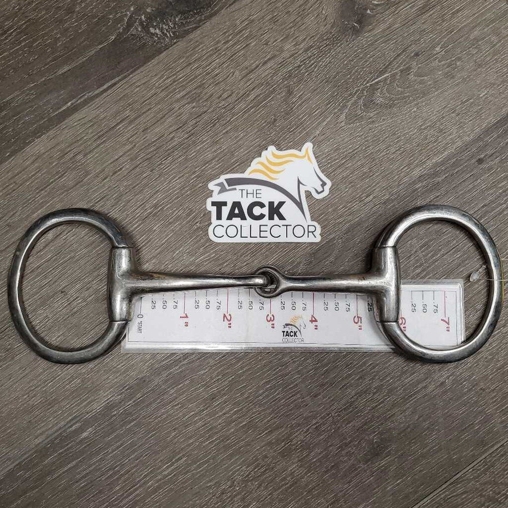 Thin Eggbutt Snaffle Bit *gc/fair, dirty, residue, stains, sloppy joints, scratches