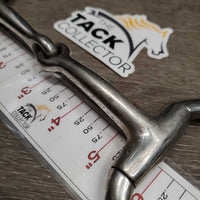 Thin Eggbutt Snaffle Bit *gc/fair, dirty, residue, stains, sloppy joints, scratches
