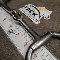 Thin Eggbutt Snaffle Bit *gc/fair, dirty, residue, stains, sloppy joints, scratches