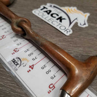 Thin Eggbutt Bit *fair/gc, clean, stains, rusted, oxidized,residue
