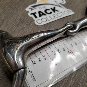 Hvy Thick Eggbutt Snaffle Bit *gc, mnr dirty & residue, scratches