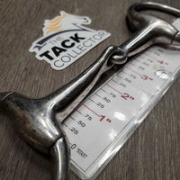 Hvy Thick Eggbutt Snaffle Bit *gc, mnr dirty & residue, scratches
