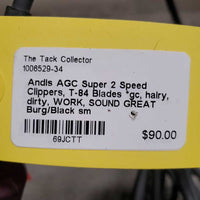 Clippers, T-84 Blades *gc, hairy, dirty, WORK, SOUND GREAT