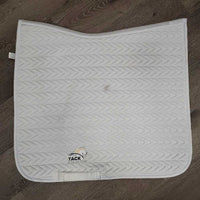 Quilt Mesh Spine Dressage Saddle Pad *vgc, v. mnr dirt, stains, hair
