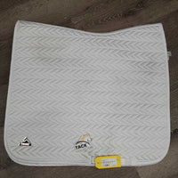 Quilt Mesh Spine Dressage Saddle Pad *vgc, v. mnr dirt, stains, hair
