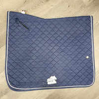 Quilt Dressage Saddle Pad *vgc, v. mnr dirt, mnr hair, stained piping
