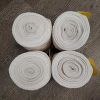 4 Fleece Polo Wraps *gc, clean & mnr dirty edges, stains, hairy, pilly
