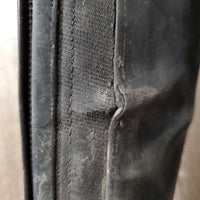 Dress Boots, Zips, 2 Black Forms, Boot Bag, brush & sponge *gc, v.dirty, toes: rubs & faded, unstitched seam, cracking elatics

