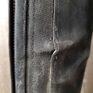 Dress Boots, Zips, 2 Black Forms, Boot Bag, brush & sponge *gc, v.dirty, toes: rubs & faded, unstitched seam, cracking elatics