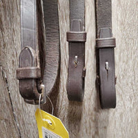 Rsd Padded Bridle, Braided Reins *gc/fair, dirt, discolored, cut end, dry, older, browband ends: unstitched, curled & hard, broken laces

