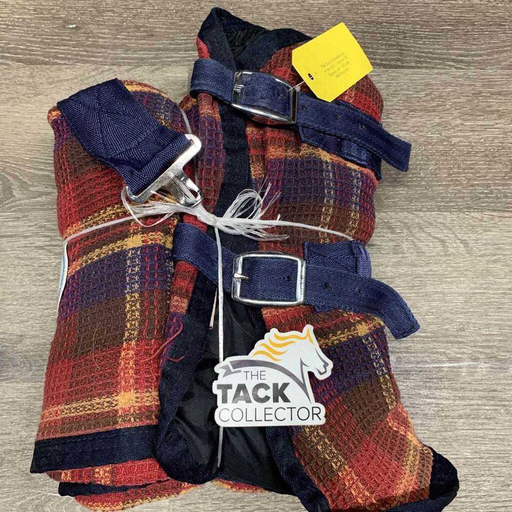 Waffle Cooler, tail *gc, mnr threads, hair, faded, shrunk, torn fleece, mnr snags/holes, repairs