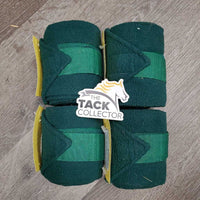 4 Fleece Polo Wraps *gc, hairy, clean, clumpy