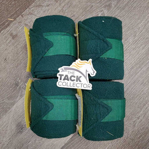 4 Fleece Polo Wraps *gc, hairy, clean, clumpy