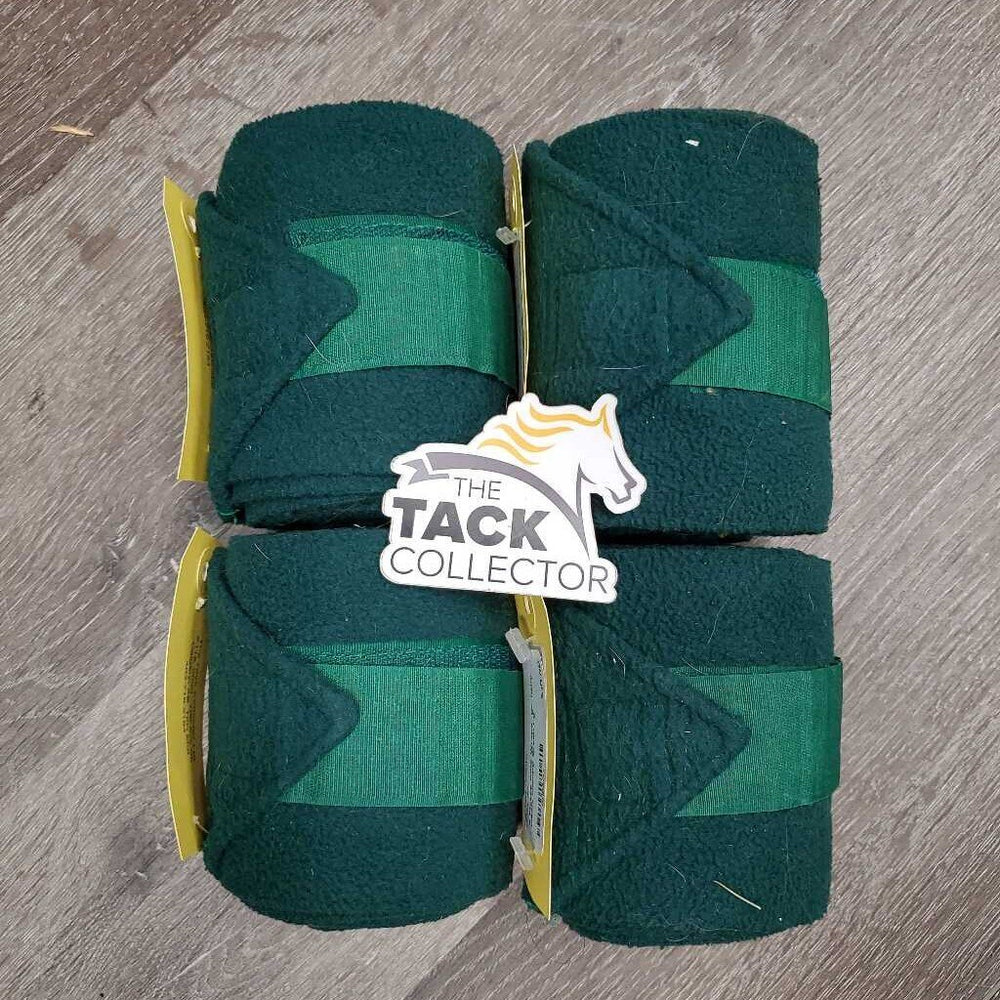 4 Fleece Polo Wraps *gc, hairy, clean, clumpy