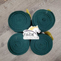 4 Fleece Polo Wraps *gc, hairy, clean, clumpy
